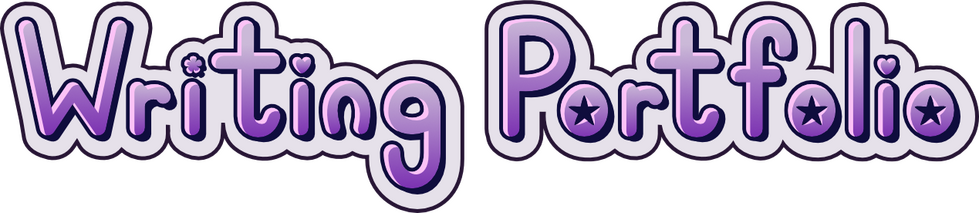 Writing Portfolio Header